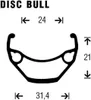 Gurpil 6b Disc Bull 26´´ 6b Disc Mtb Vorderrad Schwarz 15 x Produktbild-Vorschau 2