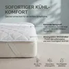 HOMESCAPES Kühlender Matratzentopper 90x200 cm – Produktbild-Vorschau 2