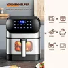 8L Digitale Heißluftfritteuse Airfryer, Friteuse Heissluft Produktbild-Vorschau 4