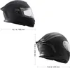 VEVOR Motorradhelm Motocross-Helme Integralhelm Größe XL, Produktbild-Vorschau 8