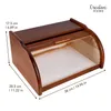 Creative Home Braun Brotkasten Holz | 38 x 28,5 x 17,5cm | Produktbild-Vorschau 2