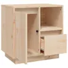 vidaXL Nachttisch 50x34x50 cm Massivholz Kiefer Produktbild-Vorschau 9