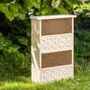 Navaris Insektenhotel aus Holz - Naturbelassenes Insekten Produktbild-Vorschau 2