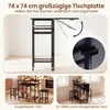 Set da pranzo COSTWAY con 2 sedie, tavolo da pranzo con Anteprima dell’immagine prodotto 4