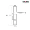 KOTARBAU Türdrücker Blindschild Türgriff Türbeschlag Produktbild-Vorschau 7