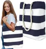 Premium Strandtasche Marine – Umweltfreundliche Produktbild-Vorschau 1