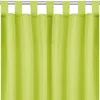 A close-up view of a green curtain hanging from a rod. Anteprima dell’immagine prodotto