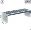 1 Stufen Standtreppe Modell 1 Treppe Stahltreppe Weiß 160 Produktbild-Vorschau 1
