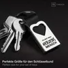 FABACH Herz Schlüsselanhänger mit Gravur aus Leder - Produktbild-Vorschau 3