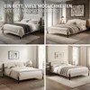 ML-Design Polsterbett 160x200 cm Beige Doppelbett mit Produktbild-Vorschau 5