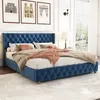 okwish Polsterbett Doppelbett 160×200cm mit Lattenrost und Produktbild-Vorschau 6