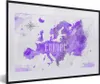 MuchoWow® MuchoWow® Gerahmtes Poster Europa - Weltkarte - Produktbild-Vorschau 1