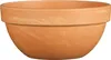A close-up, front-facing studio shot of a terracotta planter bowl. Náhled obrázku produktu