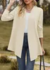 ASKSA Damen Strickjacke Kable Drapieren Lange aermel Offene Produktbild-Vorschau 3