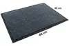 Homeline Schmutzfangmatte Fußmatte 40 x 60 cm anthrazit Produktbild-Vorschau 4