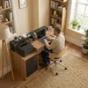 HOMCOM Computertisch, Schreibtisch mit Monitorständer, Produktbild-Vorschau 9