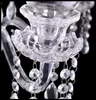 Chandelier en verre à 5 branches de 100 cm de haut pour la Voir les images du produit 3
