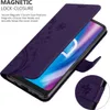 Cadorabo kryt pro Alcatel 1S 2020 v barvě FLORAL DARK Náhled obrázku produktu 4