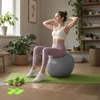 Gymnastikball 75cm mit Pumpe Pilates Ball Pilatesball Produktbild-Vorschau 7