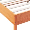 Massivholzbett ohne Matratze Wachsbraun 120x200 cm Produktbild-Vorschau 6