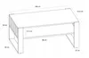 MATKAM Couchtisch IGA H50 x B100 x T53,6 cm, mit Lamellen Produktbild-Vorschau 7