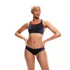 Speedo Placement Bikini für Damen Schwarz/Rot, Größe:36 Produktbild-Vorschau 2