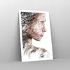 Poster - Poster ohne Rahmen - Frau doppelt Belichtung - Produktbild-Vorschau 7