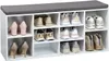 KESPER Schuhschrank weiß mit Sitzkissen grau, 9230713 Produktbild-Vorschau 8
