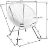 A diagram of a chair with dimensions indicated by lines and numbers. Náhled obrázku produktu