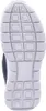 The sole of a blue and white sneaker is shown from an underneath view. Produktbild-Vorschau