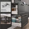 Jednotková kuchyně Vicco Fame-Line Antracitový venkovský Náhled obrázku produktu 8