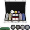 SPORTNOW Pokerkoffer abschließbar Pokerset mit Koffer 200 Produktbild-Vorschau 1