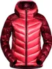 Rote Daunenjacke Lumina 300 Down Jkt W von La Sportiva mit Kapuze und Reißverschluss vorne Anteprima dell’immagine prodotto