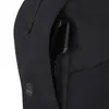 A close-up of a black backpack with a smartphone in a zippered pocket. Anteprima dell’immagine prodotto