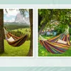 Amaca in cotone Relaxdays, LxP: 150 x 190 cm, con kit di Anteprima dell’immagine prodotto 3