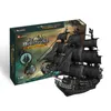 3D puzzle Pirtsk lo Queen Anne's Revenge XL Náhled obrázku produktu 2