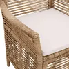 vidaXL - Ensemble de 4 chaises de jardin, beige et crème, Voir les images du produit 10