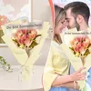 Knutselset: Pijpenreiniger, bloemenboeket, roze, Productafbeelding-voorbeeld 5