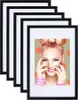 3er 5er Set Holz Bilderrahmen Lifestyle Plexi Foto Rahmen Produktbild-Vorschau 1