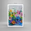 Poster - Poster ohne Rahmen - Blumen die Farben pastos - Produktbild-Vorschau 4