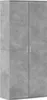 vidaXL Hoge kast, betonkleur, 80x35x180 cm, houtvezelplaat Productafbeelding-voorbeeld 1