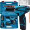 Akku Bohrschrauber 12V Mit 2x 1.5Ah Li-Ion Akku, Koffer Und Produktbild-Vorschau 14