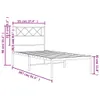 VidaXL 372319, Bílá, 95 cm, 2,07 m, 90 cm, 900 x 2000 mm, Náhled obrázku produktu 8