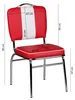 Krzesło do jadalni American Diner 50s retro czerwone białe Podgląd zdjęcia produktu 10