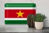 Blechschild Flagge Suriname 30x20cm Flag of Suriname Produktbild-Vorschau 4