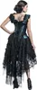 Burleska Langes Kleid Damen Ophelie Dress schwarz/blau S Produktbild-Vorschau 6