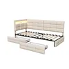 INONEFT Polsterbett Kinderbett 90x200cm mit LED und USB, Produktbild-Vorschau 13