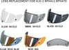 Motorradhelm Visier Windschild Helmlinse Ersatz fuer HJC-2 Produktbild-Vorschau 4