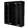 dibea Armoire à vêtements en tissu, armoire pliante stable Voir les images du produit 1