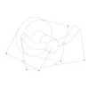 Mexen Remo Crochet double pour serviettes, blanc - Voir les images du produit 2